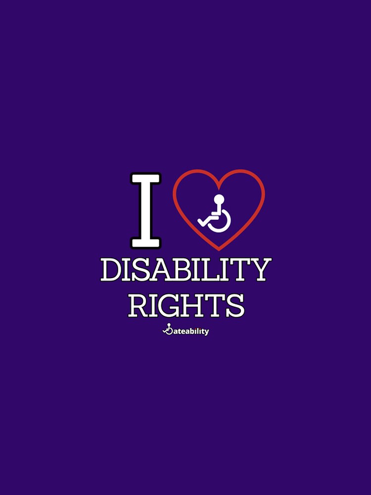 Thumbnail 4 of 4, iPhone Case, I Love Disability Rights designed and sold by Dateability.