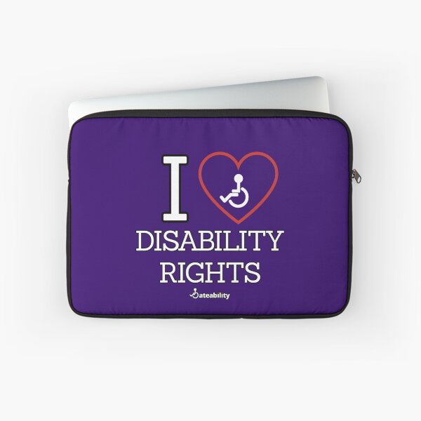 Item preview, I Love Disability Rights designed and sold by Dateability.