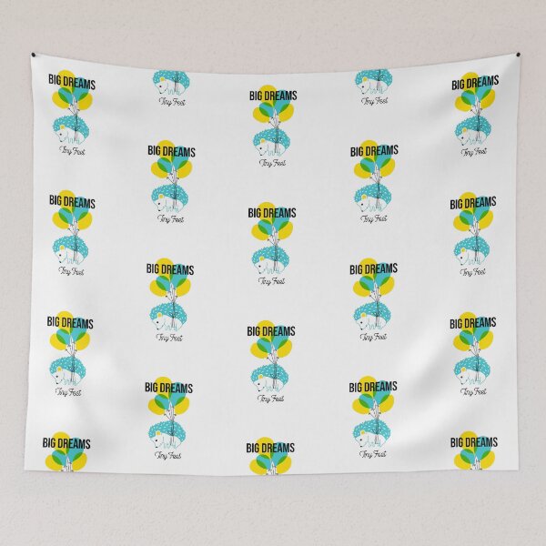 Item preview, Big Dreams Tiny Feet Children Funny designed and sold by Sachie's Studio.