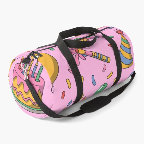 Item preview, Sweet Pink Birthday Party Pattern - Cakes, Balloons, Hats & Noisemakers designed and sold by Midnight Veil Designs.