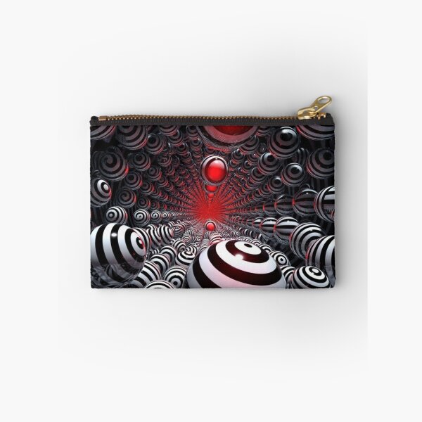 Item preview, Hypnotic Red Vortex Spheres – Surreal Op Art Illusion designed and sold by PixelVibe782.