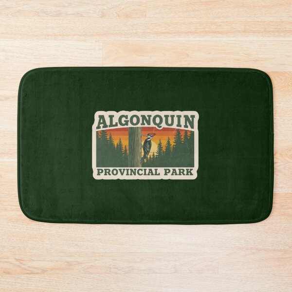 Item preview, Algonquin Park Vintage Travel Sticker (Woodpecker) designed and sold by Collector's Collections.