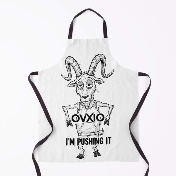 Item preview, I'm Pushing It - Funny Tired Goat Resilience Art designed and sold by OVXIO.