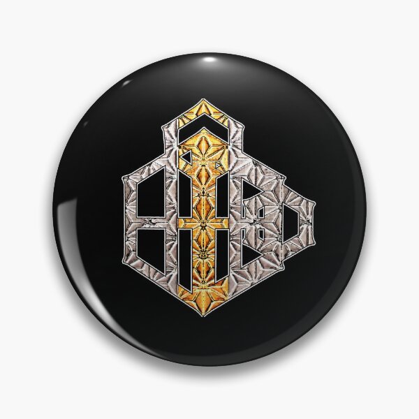 Item preview, HIKARIMI Observer Mark – Metallic Structural Emblem designed and sold by HIKARIMi.