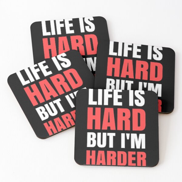 Item preview, Life Is Hard But I’m Harder designed and sold by mkdesignhub.
