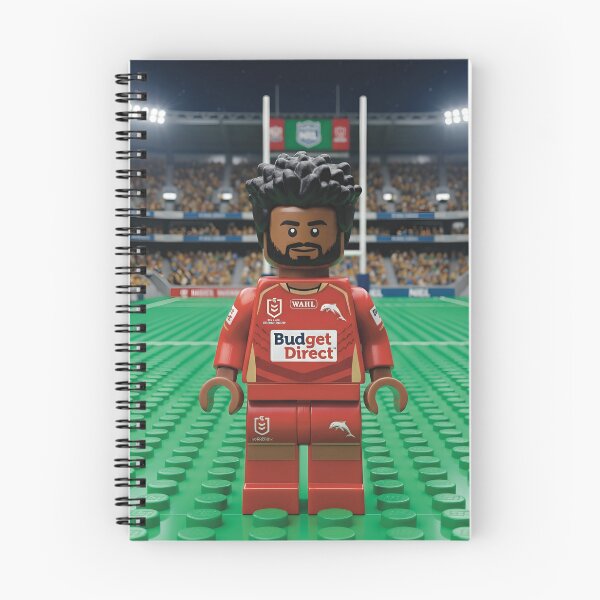 Item preview, The Hammer LEGO Edition Dolphins NRL Fan Art Print designed and sold by Vibes To VIsual.