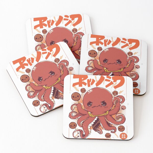 Item preview, Cute Kawaii Octopus Japanese Takoyaki Monster Anime T-Shirt designed and sold by MattariShop.