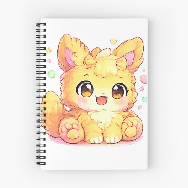 Item preview, Golden Kawaii Fox designed and sold by Kallandra.