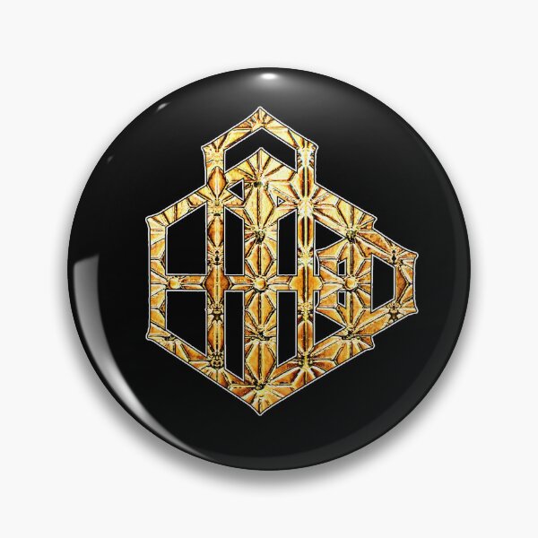 Item preview, HIKARIMi Observer Mark – Engraved Gold Sacred Geometry Emblem designed and sold by HIKARIMi.