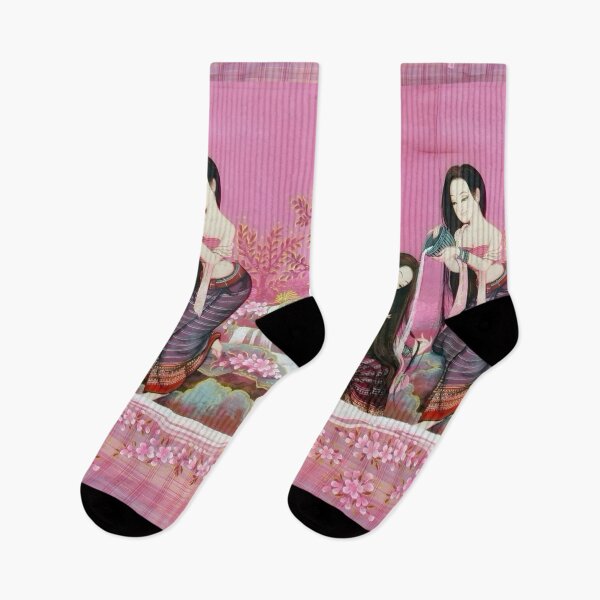 Item preview, Asian pink art designed and sold by GreenSquashKid.