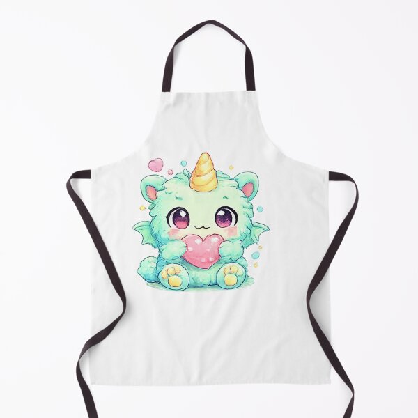 Item preview, Japanese Kawaii Mint Green Unicorn Kitten designed and sold by Kallandra.