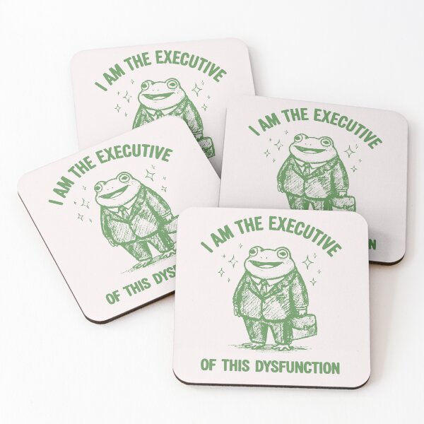 Item preview, Executive of this Dysfunction Retro Frog Mascot designed and sold by AdyKurniawan.