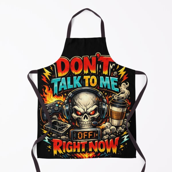 Item preview, Dont Talk To Me Right Now Gamer Skull Coffee designed and sold by DrukNaStyl.