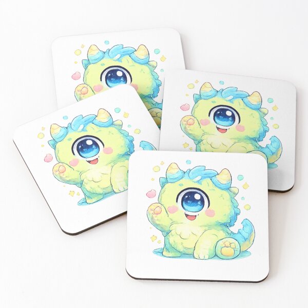 Item preview, Kawaii Blue Dragon Cat Ball designed and sold by Kallandra.