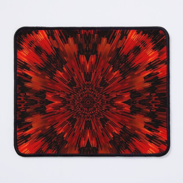 Item preview, Fiery Pixel Explosion – Vibrant Geometric Op Art designed and sold by PixelVibe782.