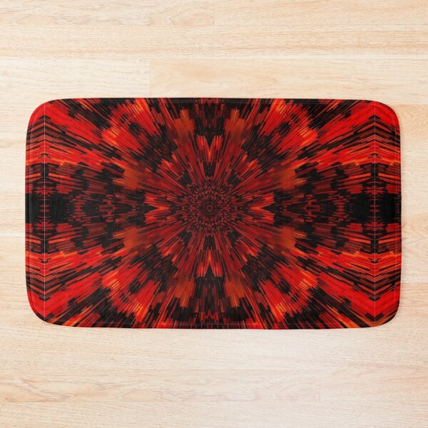 Item preview, Fiery Pixel Explosion – Vibrant Geometric Op Art designed and sold by PixelVibe782.