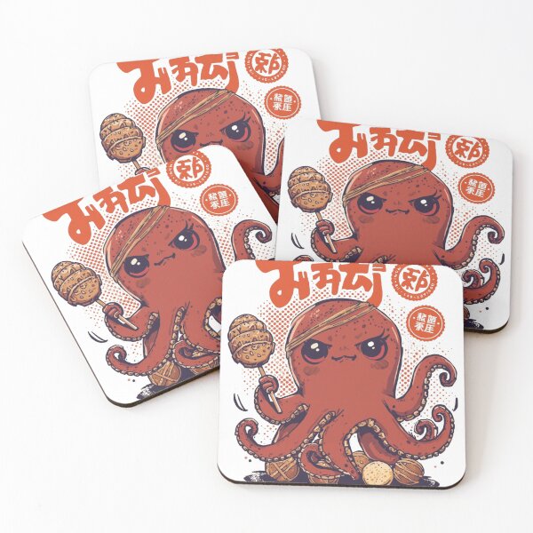 Item preview, Cute Kawaii Octopus Japanese Takoyaki Monster Anime T-Shirt designed and sold by MattariShop.