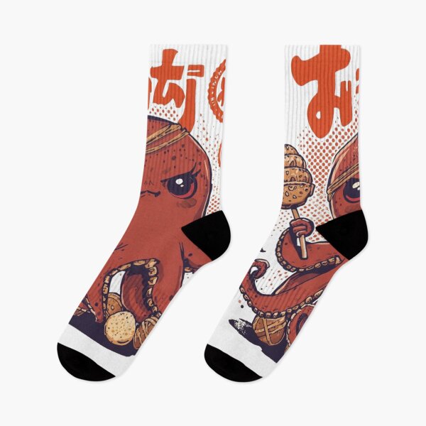 Item preview, Cute Kawaii Octopus Japanese Takoyaki Monster Anime T-Shirt designed and sold by MattariShop.