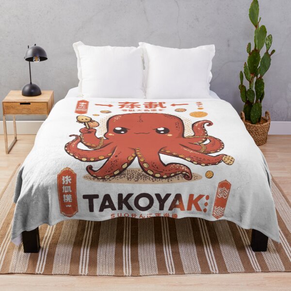 Item preview, Cute Kawaii Octopus Japanese Takoyaki Monster Anime T-Shirt designed and sold by MattariShop.