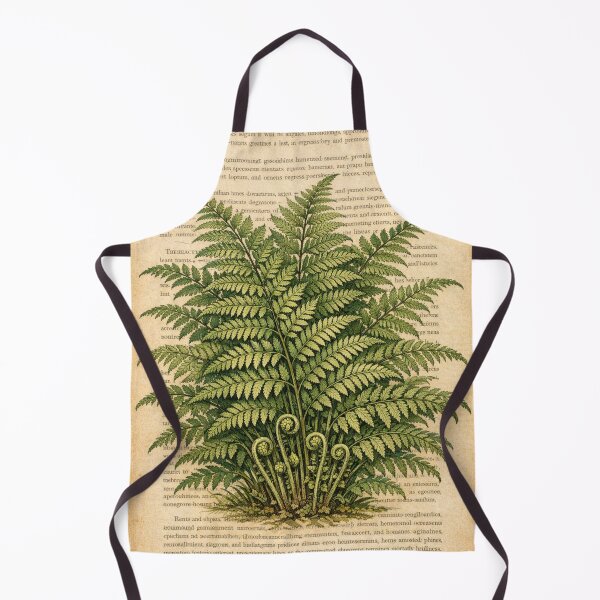 Item preview, Vintage Fern Botanical Print – Antique Book Page Wall Art designed and sold by Darlin8888.