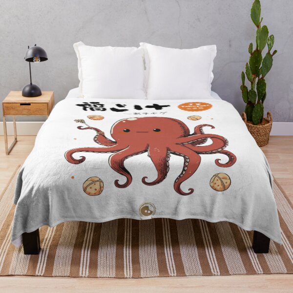 Item preview, Cute Kawaii Octopus Japanese Takoyaki Monster Anime T-Shirt designed and sold by MattariShop.