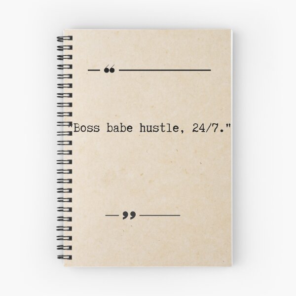 Item preview, "Boss babe hustle, 24/7." designed and sold by Anisha  Vaz.