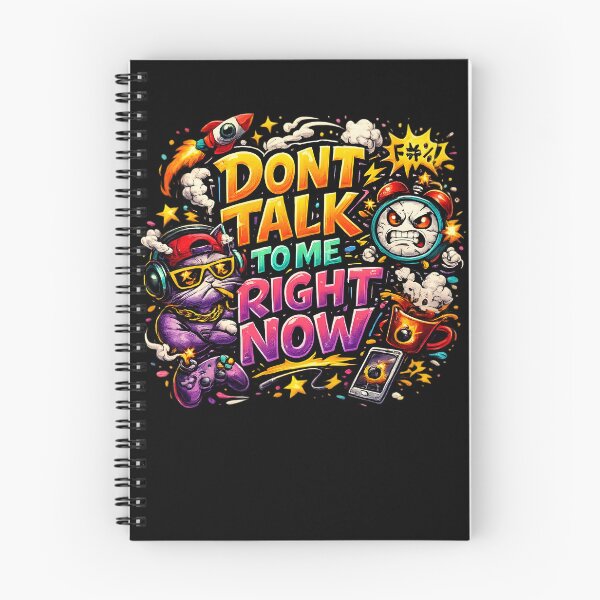 Item preview, Dont Talk To Me Right Now Gamer Cat Graffiti Art designed and sold by DrukNaStyl.