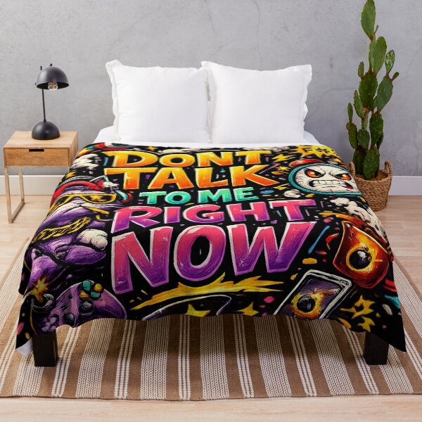 Item preview, Dont Talk To Me Right Now Gamer Cat Graffiti Art designed and sold by DrukNaStyl.