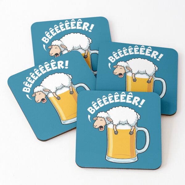 Item preview, Funny Sheep Beer Pun designed and sold by AdyKurniawan.