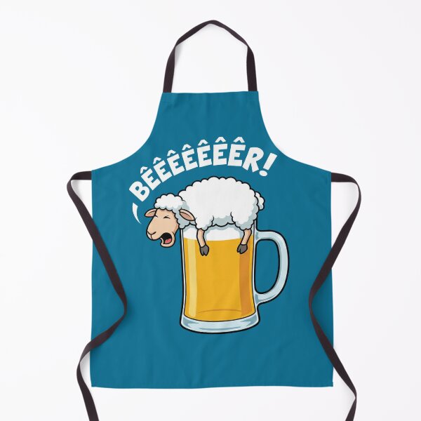 Item preview, Funny Sheep Beer Pun designed and sold by AdyKurniawan.