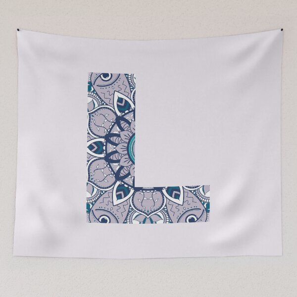 Item preview, Purple Initial L Mandala designed and sold by abirose30.