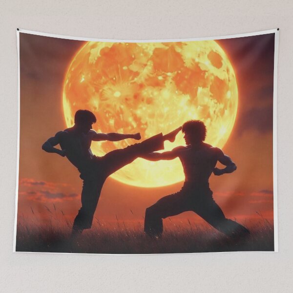 Item preview, Warriors of the Sun – Epic Martial Arts Silhouette designed and sold by PixelVibe782.