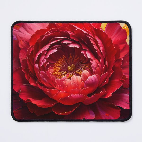 Item preview, Infinity Crimson Rose Explosion Oil Painting Type 2 designed and sold by Artist Bishhnu Banerji.