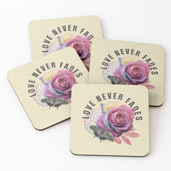 Item preview, Love Never Fades Rose Design – Timeless Romantic Floral Artwork designed and sold by inkvera9.