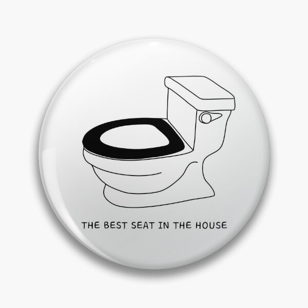 Artikelvorschau, Der beste Platz im Haus – Toilettenhumor entworfen und verkauft von Stick People Designs.