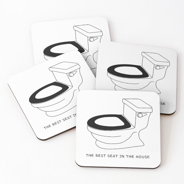 Artikelvorschau, Der beste Platz im Haus – Toilettenhumor entworfen und verkauft von Stick People Designs.