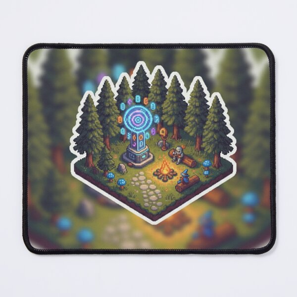 Item preview, Retro Isometric Pixel Art Aesthetic designed and sold by craftedd.