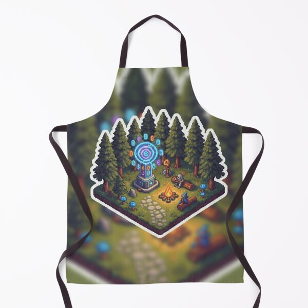 Item preview, Retro Isometric Pixel Art Aesthetic designed and sold by craftedd.