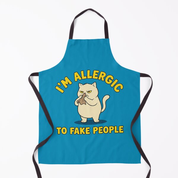 Item preview, Allergic To Fake People Funny Cat designed and sold by AdyKurniawan.