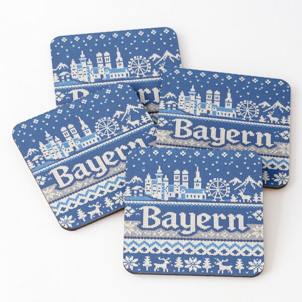 Item preview, Bavaria skyline Alpine panorama in a knitted pattern designed and sold by Mauswohn.