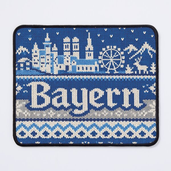 Item preview, Bavaria skyline Alpine panorama in a knitted pattern designed and sold by Mauswohn.