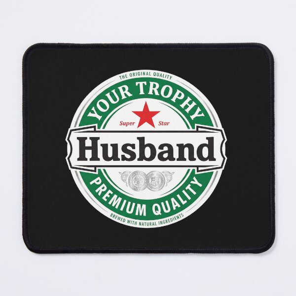 Item preview, Funny Trophy Husband Beer Label designed and sold by AdyKurniawan.