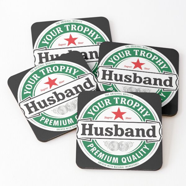 Item preview, Funny Trophy Husband Beer Label designed and sold by AdyKurniawan.