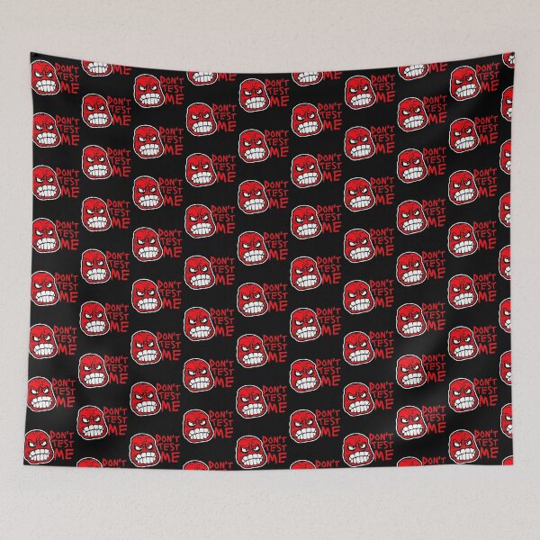 Item preview, Don't Test Me Angry Face Attitude Sassy Warning Funny Quote Logo designed and sold by shirt-o-mat.
