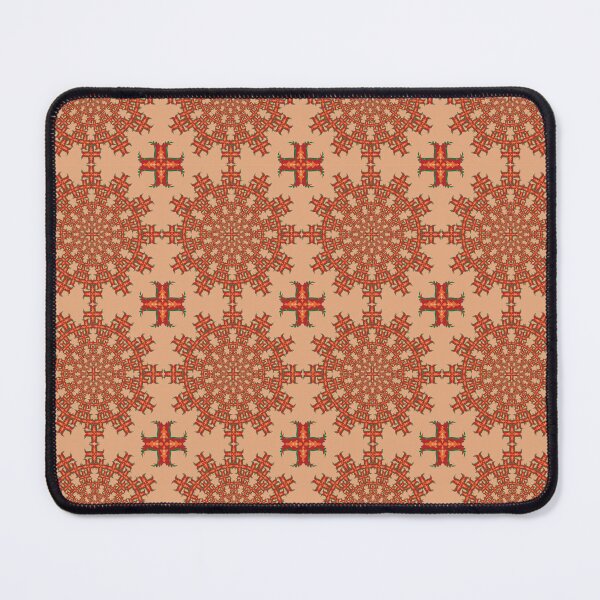 Item preview, Warm Ember Mandala Tile designed and sold by OIL Pattern Design .