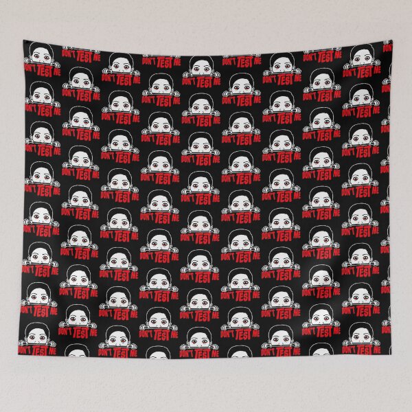 Item preview, Don't Test Me Gril Woman Crazy Warning Evil Sassy Insult Funny designed and sold by shirt-o-mat.
