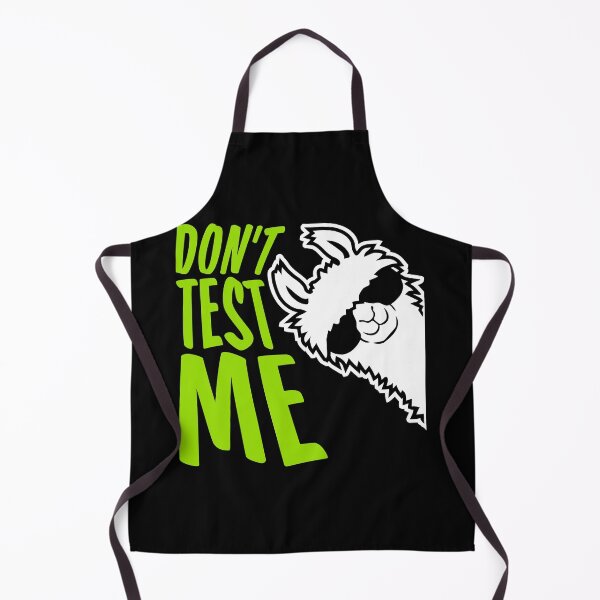Item preview, Don't Test Me Llama Alpaca Warning Sunglasses Sassy Funny designed and sold by shirt-o-mat.