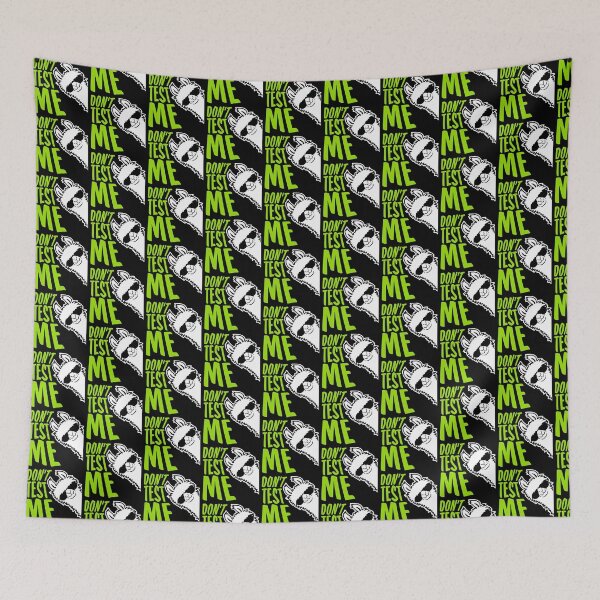 Item preview, Don't Test Me Llama Alpaca Warning Sunglasses Sassy Funny designed and sold by shirt-o-mat.