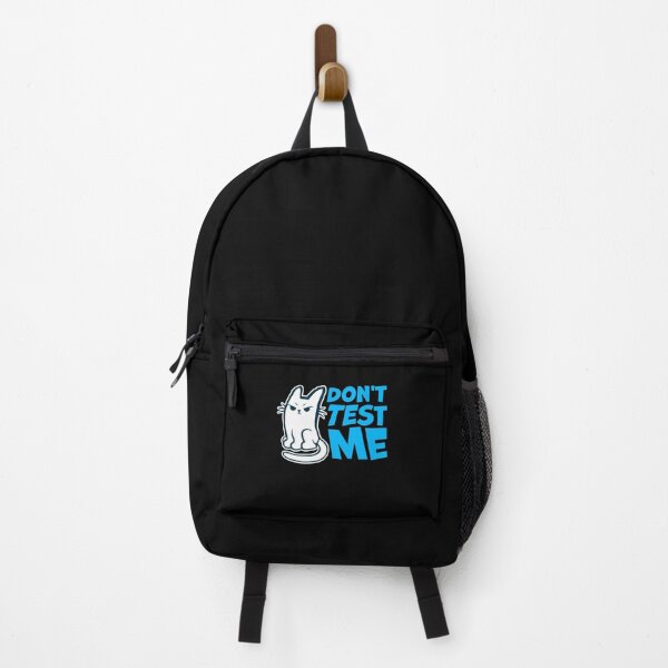 Item preview, Don't Test Me Cat Pet Warning Evil Mad Sassy Funny designed and sold by shirt-o-mat.