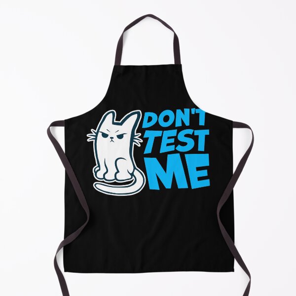 Item preview, Don't Test Me Cat Pet Warning Evil Mad Sassy Funny designed and sold by shirt-o-mat.